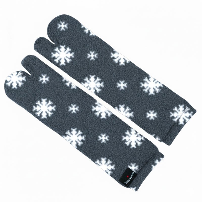 Polar Feet Fleece Tabi Socks - Snow - Che Cose Belle