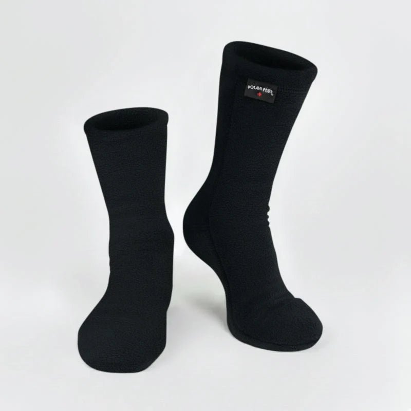 Polar Feet SUPER STRETCHY Fleece Socks - Black - Che Cose Belle