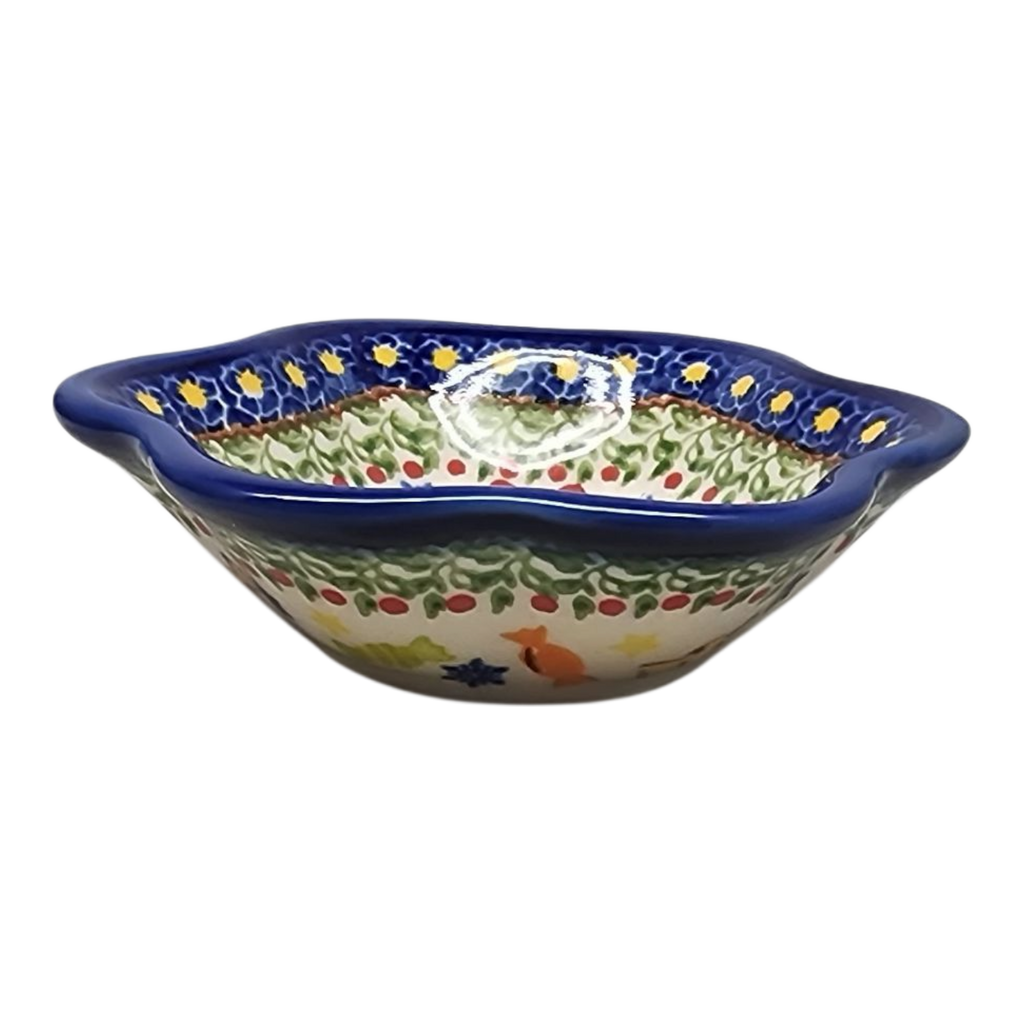 Polish Pottery Ruffled Bowl - Polish Pottery - Gingerbread Delight - Che Cose Belle