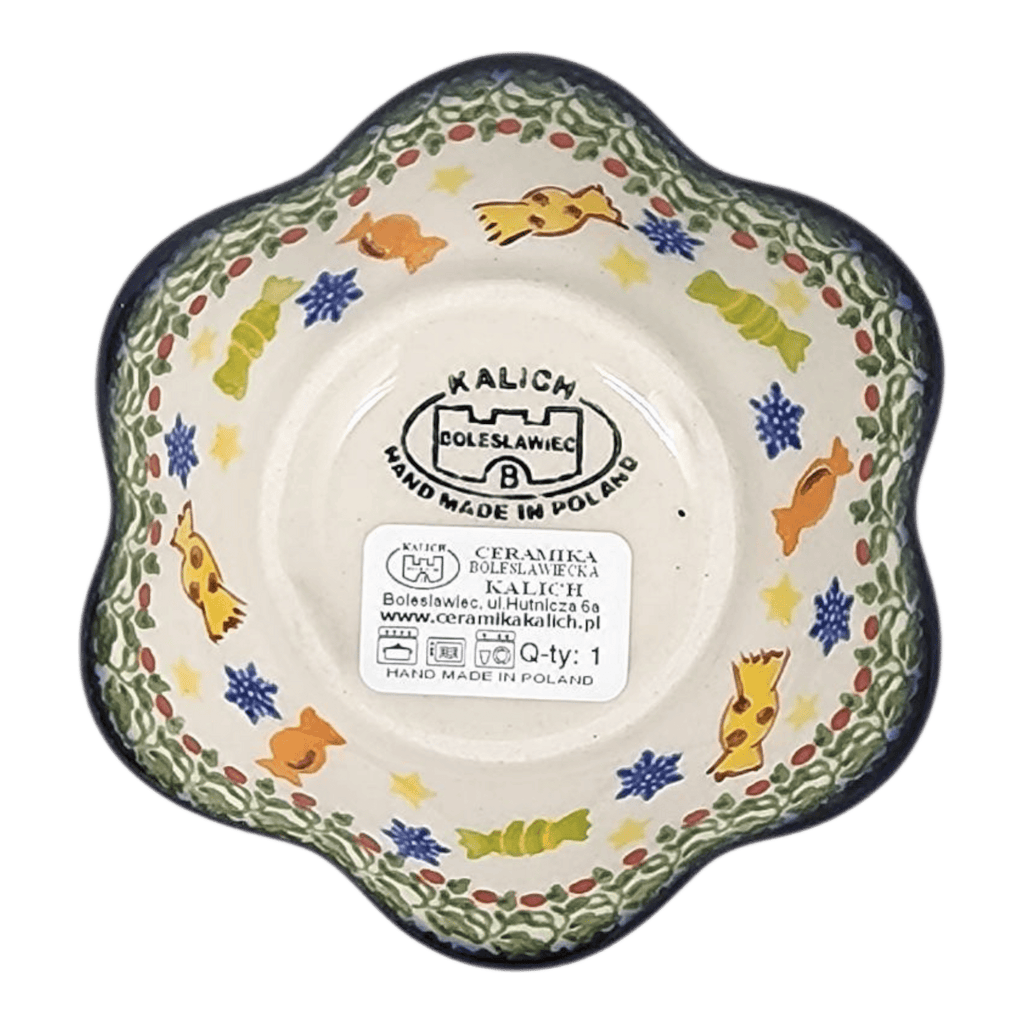 Polish Pottery Ruffled Bowl - Polish Pottery - Gingerbread Delight - Che Cose Belle