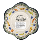 Polish Pottery Ruffled Bowl - Polish Pottery - Gingerbread Delight - Che Cose Belle