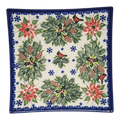Polish Pottery Toffi Plate - Holiday Harmony Pattern - Che Cose Belle