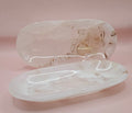 Polished Onyx Oval Dish – Natural Stone Accent Tray (Approx. 8.5x4") - Che Cose Belle