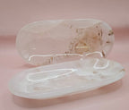 Polished Onyx Oval Dish – Natural Stone Accent Tray (Approx. 8.5x4") - Che Cose Belle