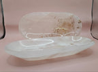 Polished Onyx Oval Dish – Natural Stone Accent Tray (Approx. 8.5x4") - Che Cose Belle