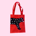 Polka Cat Knit Tote Bag - Che Cose Belle