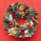 Pomegranate Citrus Wreath - Che Cose Belle