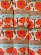 Poppies Dish Towel - Che Cose Belle