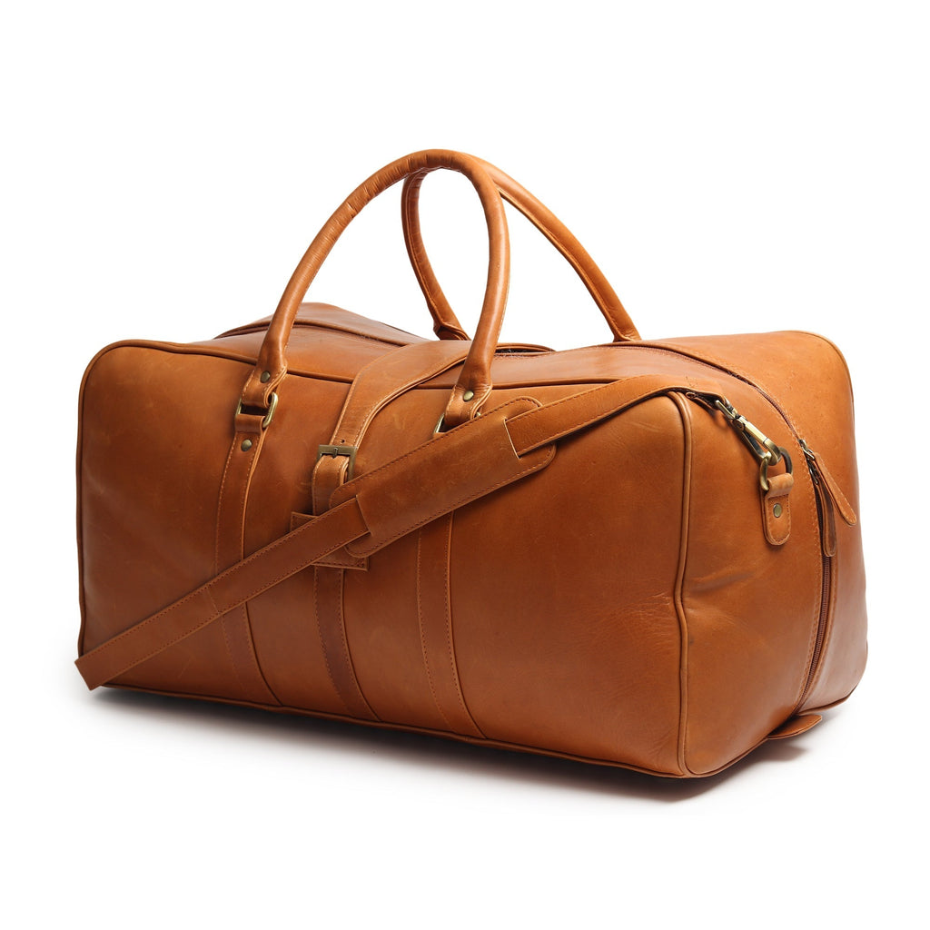 Port Blair Leather Duffle Travel Bag - Che Cose Belle