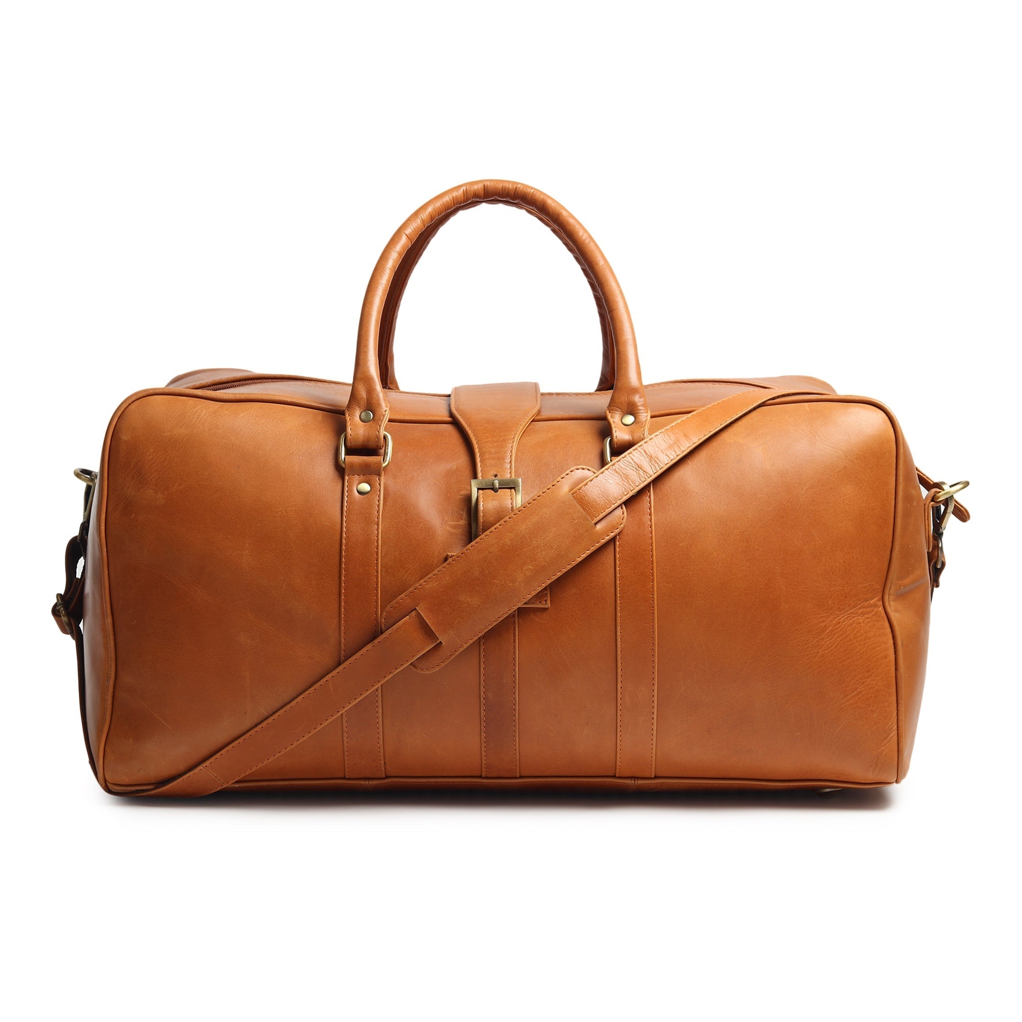 Port Blair Leather Duffle Travel Bag - Che Cose Belle