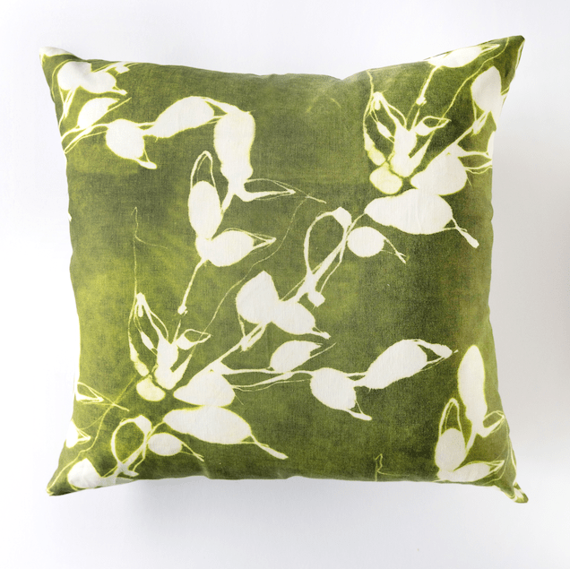 Porto Print in Olive Pillow - Che Cose Belle