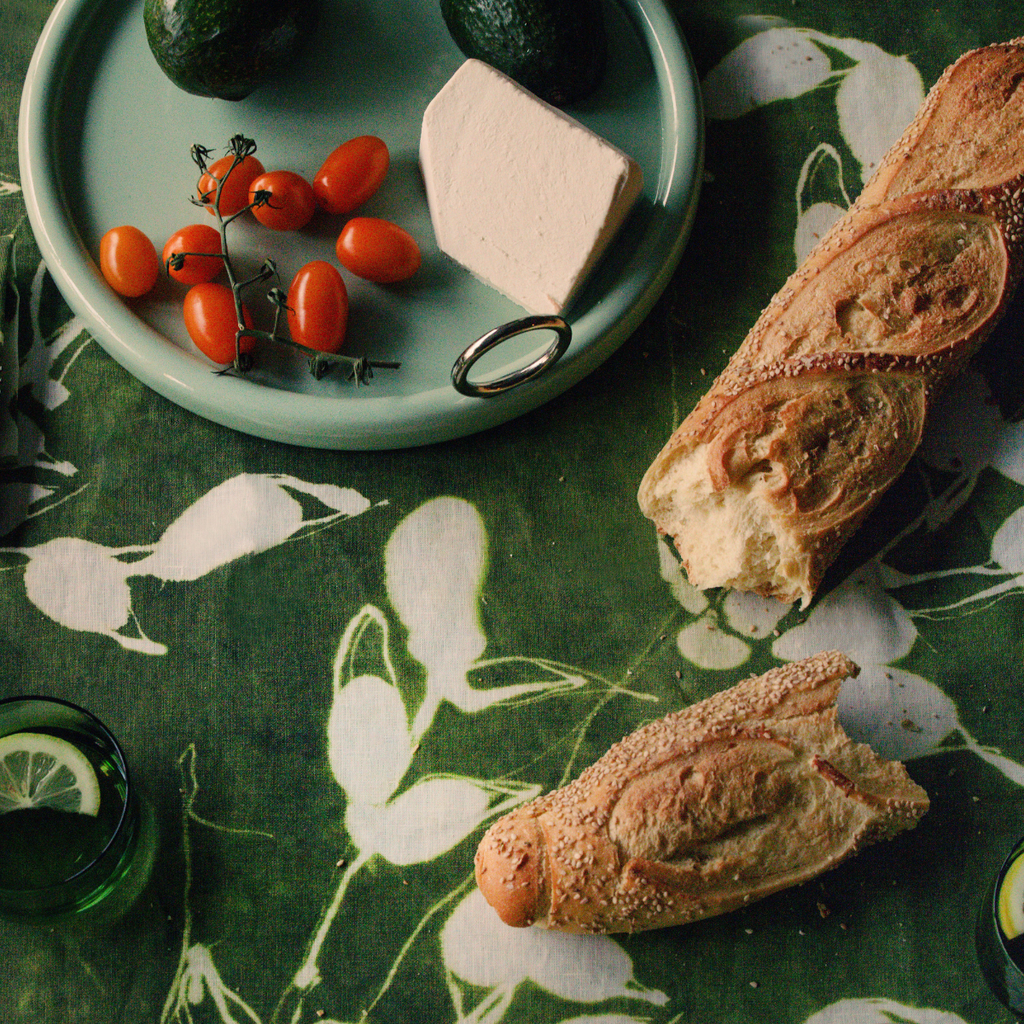 Porto Print in Olive Tablecloth - Che Cose Belle