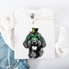 Portuguese Water Dog, Adorable Dog, St Patrick's Day, Lucky, Irish Sweatshirt - Che Cose Belle