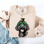 Portuguese Water Dog, Adorable Dog, St Patrick's Day, Lucky, Irish Sweatshirt - Che Cose Belle