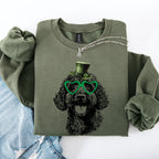 Portuguese Water Dog, Adorable Dog, St Patrick's Day, Lucky, Irish Sweatshirt - Che Cose Belle