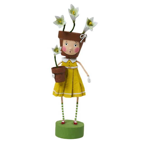 Pot Head Spring Figurine by Lori Mitchell *NEW FOR 2026* - Che Cose Belle