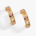 'Pray, Wait and Trust' Hoop Earrings - Che Cose Belle