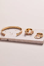 'Pray, Wait and Trust' Hoop Earrings - Che Cose Belle
