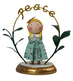 Praying for Peace Christmas Figurine by Lori Mitchell SHIPS AUGUST - Che Cose Belle
