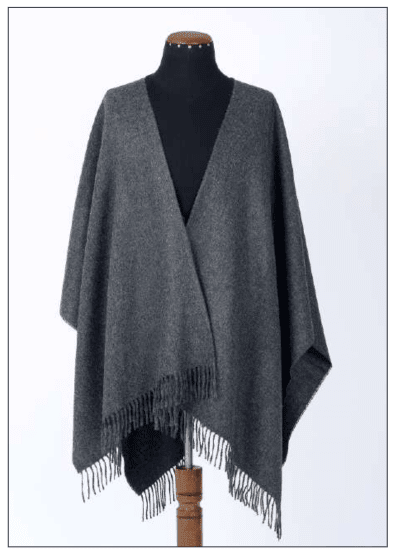 Premium Classic Solid Alpaca Poncho - Che Cose Belle