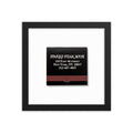 Sparks Steak House Matchbox Framed Print - Che Cose Belle