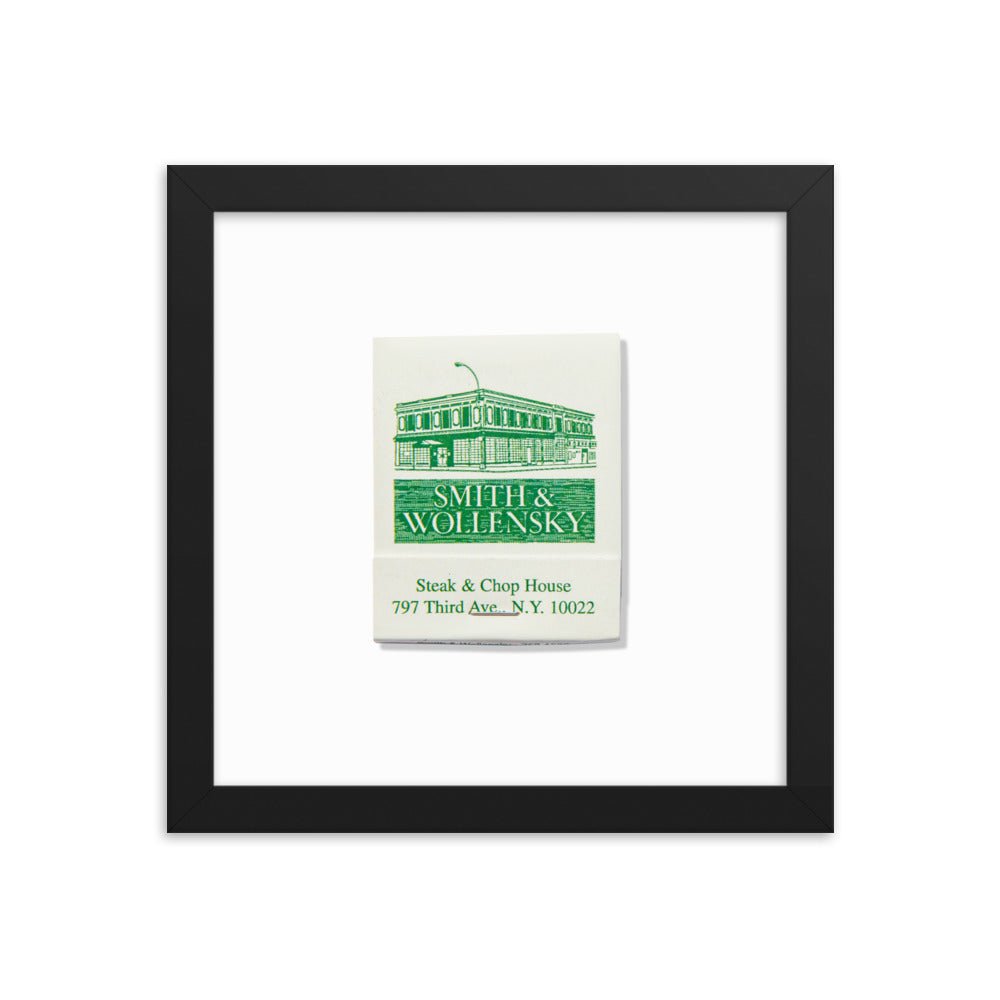 Smith & Wollensky Framed Print - Che Cose Belle