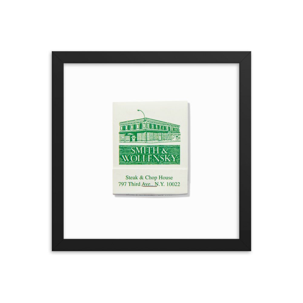 Smith & Wollensky Framed Print - Che Cose Belle