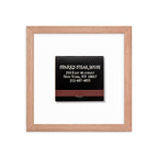 Sparks Steak House Matchbox Framed Print - Che Cose Belle