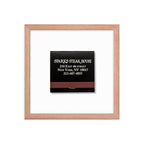Sparks Steak House Matchbox Framed Print - Che Cose Belle