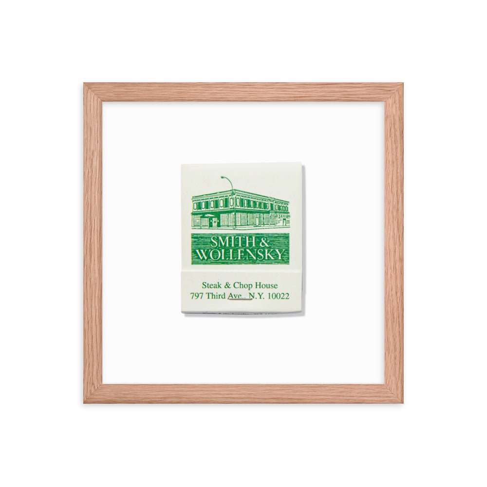 Smith & Wollensky Framed Print - Che Cose Belle