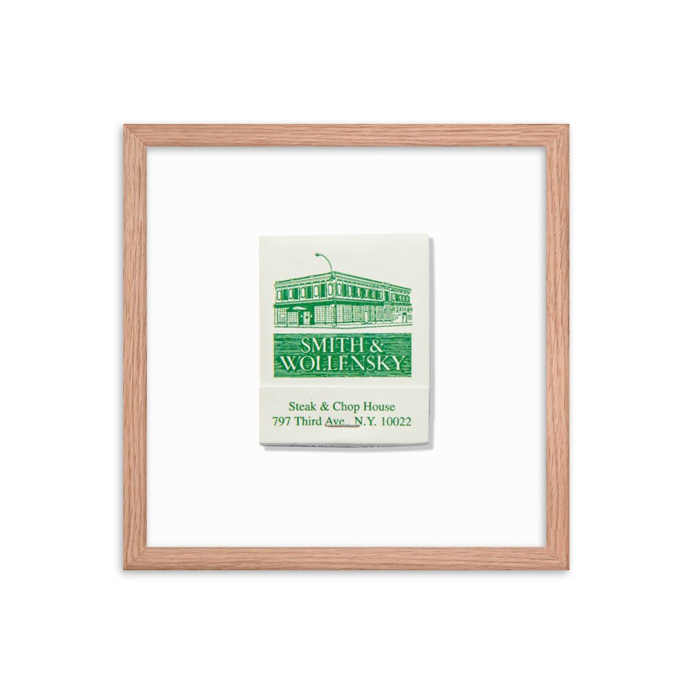 Smith & Wollensky Framed Print - Che Cose Belle