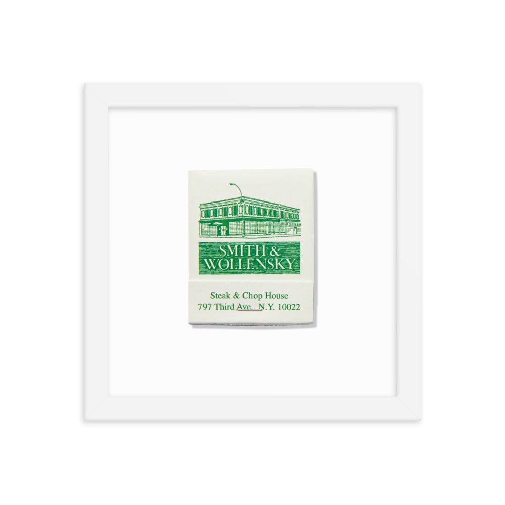 Smith & Wollensky Framed Print - Che Cose Belle