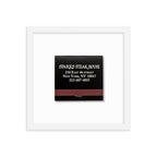 Sparks Steak House Matchbox Framed Print - Che Cose Belle