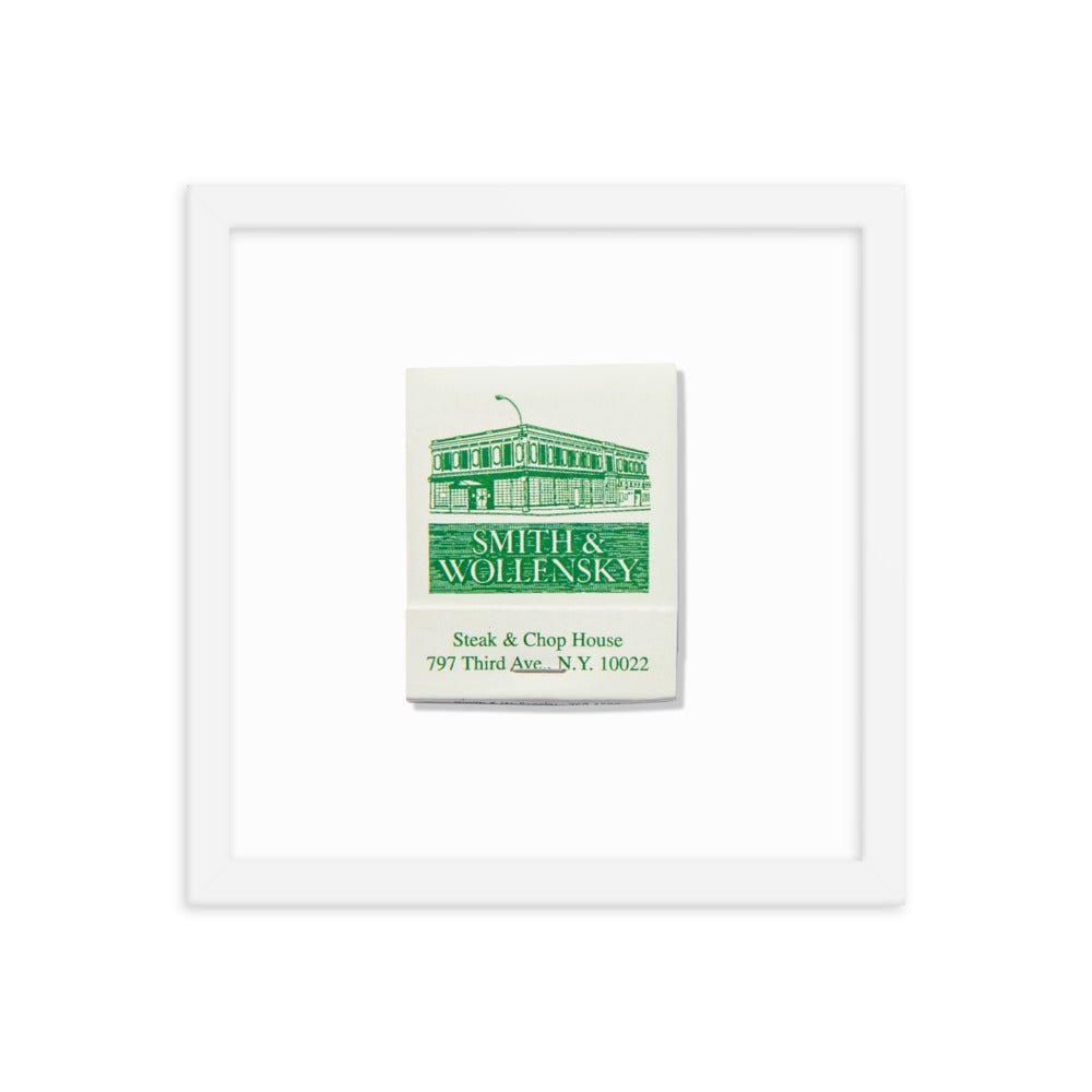 Smith & Wollensky Framed Print - Che Cose Belle