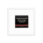 Sparks Steak House Matchbox Framed Print - Che Cose Belle