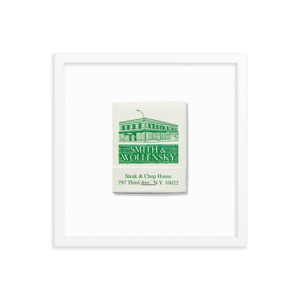 Smith & Wollensky Framed Print - Che Cose Belle