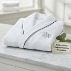 Premium Waffle Piping Robe for Men - Che Cose Belle