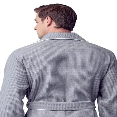 Premium Waffle Piping Robe for Men - Che Cose Belle