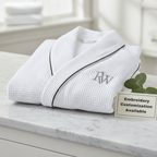 Premium Waffle Piping Robe for Men - Che Cose Belle