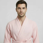 Premium Waffle Piping Robe for Men - Che Cose Belle