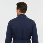 Premium Waffle Piping Robe for Men - Che Cose Belle