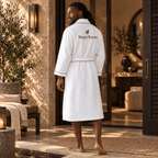 Premium Waffle Piping Robe for Men - Che Cose Belle