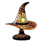 Premium Witch Hat Stained Glass Lamp – Magical Glow for Your Home - Che Cose Belle