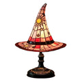 Premium Witch Hat Stained Glass Lamp – Magical Glow for Your Home - Che Cose Belle