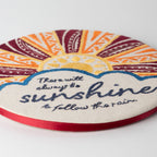 Prerak Sunshine Hand Embroidered Wall Art - Che Cose Belle