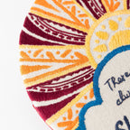 Prerak Sunshine Hand Embroidered Wall Art - Che Cose Belle