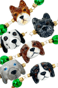 Presidential Pups Glass Tree Garland - Che Cose Belle