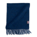 Prince of Scots Fringed Merino Wool Scarf - Royal - Che Cose Belle