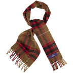 Prince of Scots Heritage Plaid Fringed Merino Wool Scarf (Cambridge Camel) - Che Cose Belle