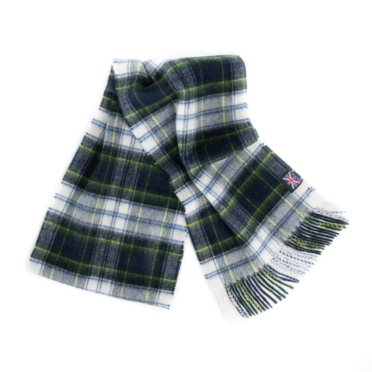 Prince of Scots Merino Lambswool Tartan Scarf (Dress Gordon) - Che Cose Belle